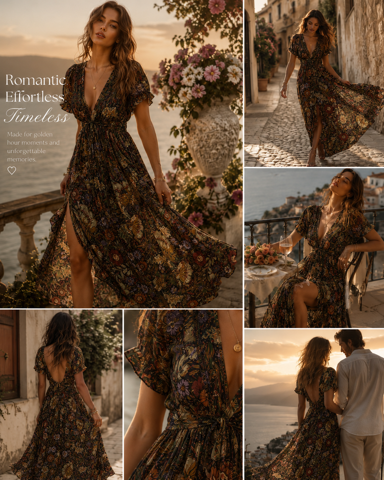 Sundance Floral Paisley Maxi Dress