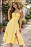 Corset Milkmaid Midi Dress