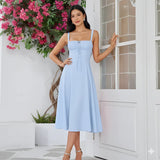 Corset Milkmaid Midi Dress