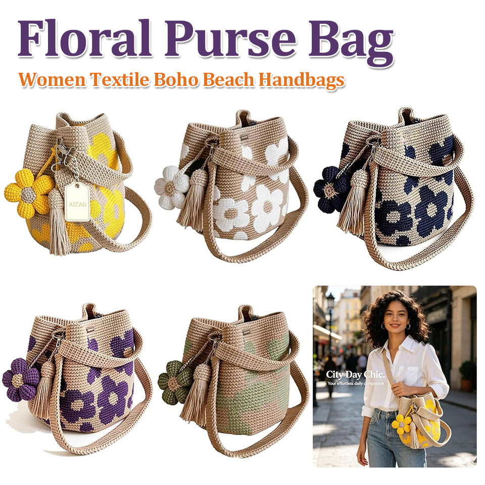 Crochet Flower Bag