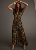 Sundance Floral Paisley Maxi Dress