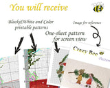 Christmas Tree Cross Stitch Pattern: Children Cross Stitch Design (PDF Pattern)