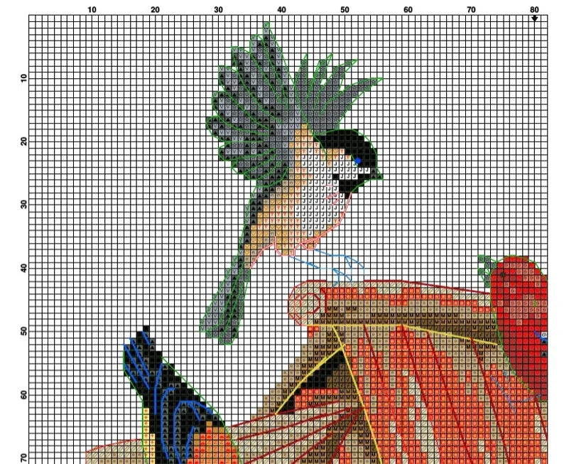 Winter Birds Cross Stitch Pattern | Forest Birds Cross Stitch Patterns | Instant Download PDF